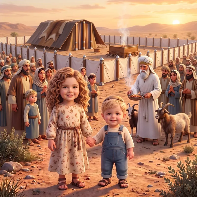 Parshas Acharei Mos - a personalized Torah Tale storybook cover