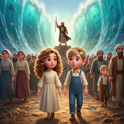 Parshas Beshalach - a personalized Torah Tale storybook cover