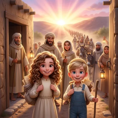 Parshas Bo - a personalized Torah Tale storybook cover