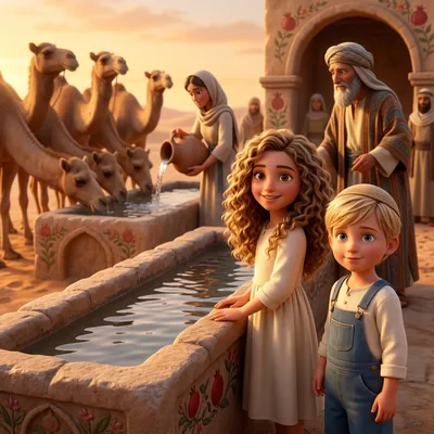 Parshas Chayei Sarah - a personalized Torah Tale storybook cover