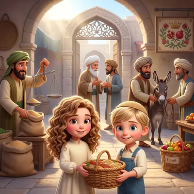 Parshas Mishpatim - a personalized Torah Tale storybook cover