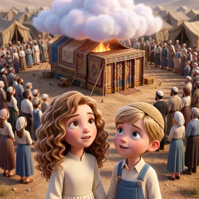 Parshas Pekudei - a personalized Torah Tale storybook cover