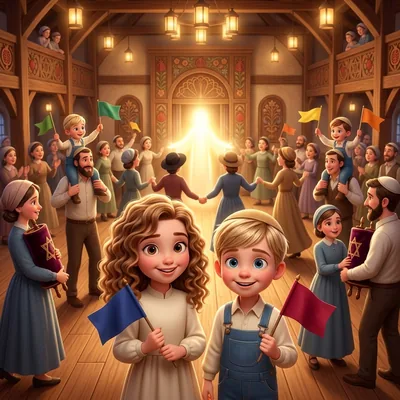 Simchas Torah - a personalized Torah Tale storybook cover