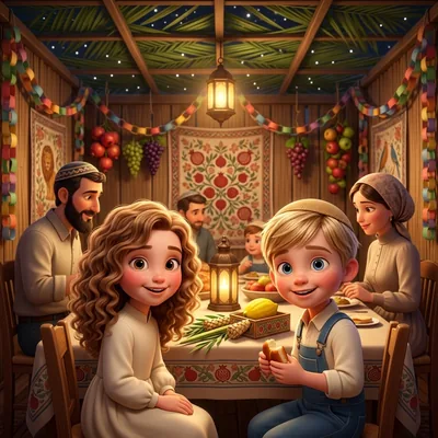 Sukkos - a personalized Torah Tale storybook cover