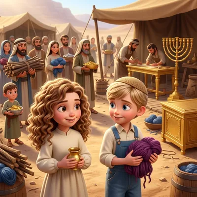 Parshas Terumah - a personalized Torah Tale storybook cover