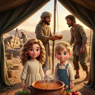 Parshas Toldos - a personalized Torah Tale storybook cover