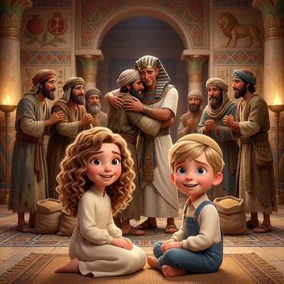 Parshas Vayigash - a personalized Torah Tale storybook cover