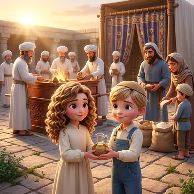 Parshas Vayikra - a personalized Torah Tale storybook cover