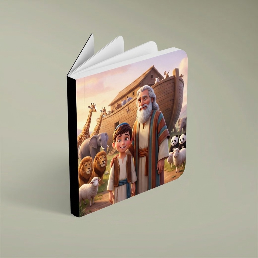Board book — the printed Torah Tale product