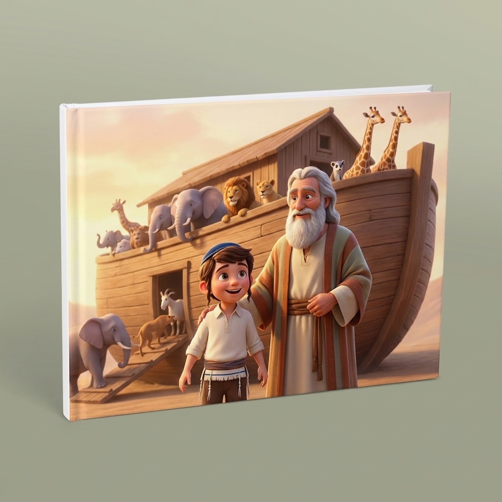 Hardcover photo book — the printed Torah Tale product