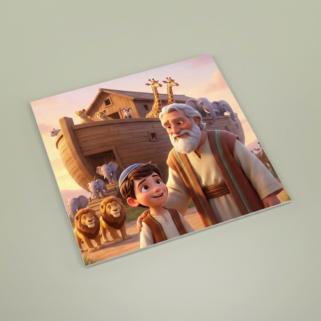 Softcover photo book — the printed Torah Tale product